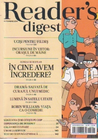 Readers Digest, Octombrie 2014 - Robin Williams: viata ca o comedie