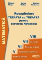 Recapituare Treapta Treapta pentru Testare