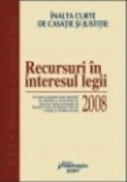 Recursuri interesul legii 2008