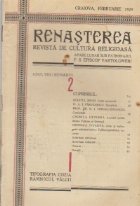 Renasterea - Revista de cultura crestina si viata bisericeasca ortodoxa, Iunie 1932