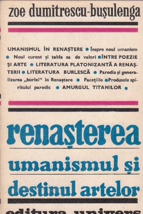 Renasterea. Umanismul si destinul artelor