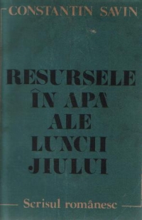 Resursele in apa ale Luncii Jiului