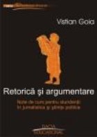 Retorica argumentare note curs pentru