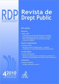 Revista de Drept Public, Nr. 4/2010