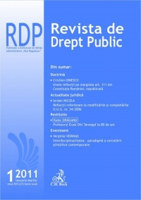 Revista de Drept Public, Nr. 1/2011