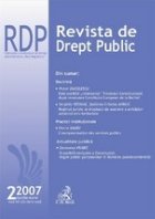 Revista de Drept Public, Nr. 2/2007