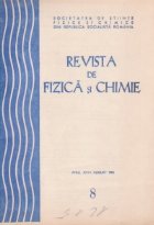 Revista fizica chimie August 1981