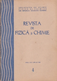 Revista de fizica si chimie, Aprilie 1981