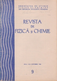 Revista de fizica si chimie, Septembrie 1985