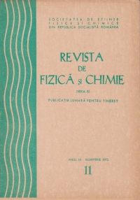 Revista de fizica si chimie, Noiembrie 1972