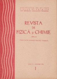 Revista de fizica si chimie, Ianuarie 1973