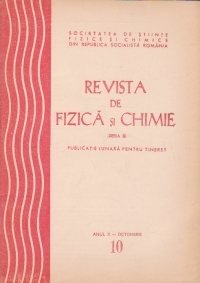 Revista de Fizica si Chimie, Octombrie 1973