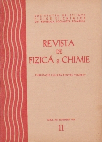 Revista de fizica si chimie, Noiembrie 1976