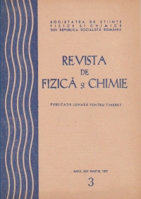 Revista de fizica si chimie, Martie 1977