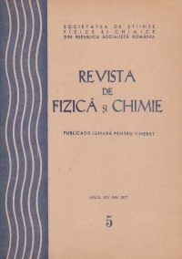 Revista de fizica si chimie, Mai 1977