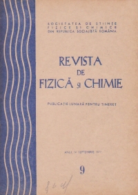 Revista de fizica si chimie, Septembrie 1977