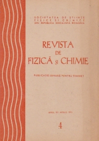 Revista de fizica si chimie, Aprilie 1978