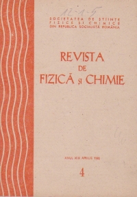 Revista de Fizica si Chimie, Aprilie 1982