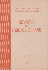 Revista de Fizica si Chimie, Mai 1982