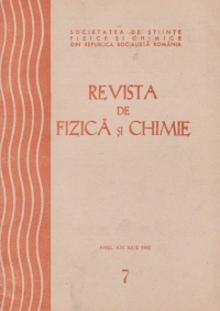 Revista de Fizica si Chimie, Iulie 1982