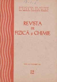 Revista de Fizica si Chimie, Decembrie 1982