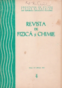 Revista de fizica si chimie, Aprilie 1983