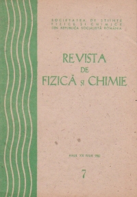 Revista de Fizica si Chimie, Iulie 1983