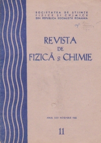 Revista de fizica si chimie, Decembrie 1985