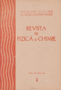 Revista de fizica si chimie, Aprilie 1986