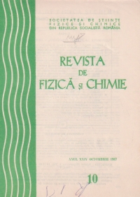 Revista de Fizica si Chimie, Octombrie 1987