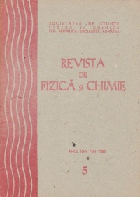 Revista de fizica si chimie, Mai 1988