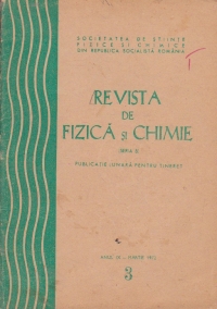 Revista de fizica si chimie, Martie 1972