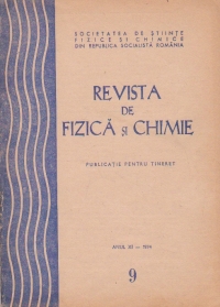 Revista de fizica si chimie, Septembrie 1974