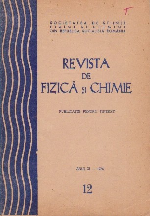 Revista de fizica si chimie, Decembrie 1974