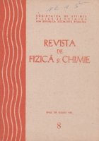 Revista Fizica Chimie August 1982