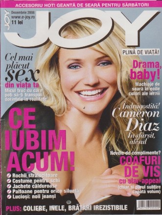 Revista Joy, Decembrie/2008