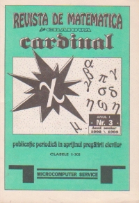 Revista de matematica Cardinal nr. 3/1992-1993