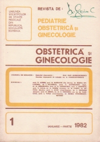 Revista de Obstetrica si Ginecologie, Ianuarie-Martie, 1982