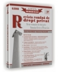 Revista romana de drept privat nr. 6/2008