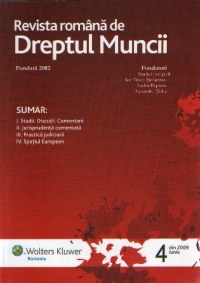 Revista romana de dreptul muncii nr. 4/2009