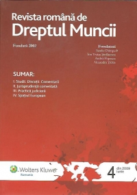 Revista romana de DREPTUL MUNCII (nr.4 iunie / 2009)