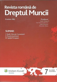 Revista romana de DREPTUL MUNCII (nr.7 octombrie / 2009)