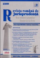 Revista romana de jurisprudenta nr. 2/2009