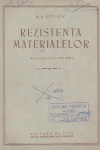 Rezistenta materialelor (traducere din limba rusa)