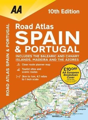 AA Road Atlas Spain & Portugal