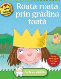 Roata-roata prin gradina toata - Carte cu stickere