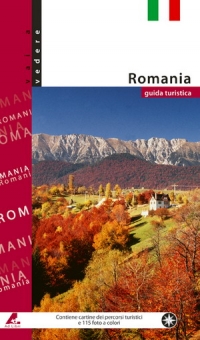 Romania - guida turistica - contiente cartine dei percorsi turistici e 115 foto a calori