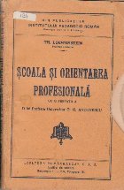 Scoala si Orientarea Profesionala