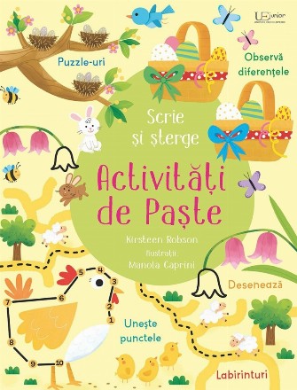 Scrie şi şterge : activităţi de Paşte