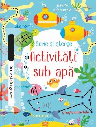 Scrie şi şterge : activităţi sub apă